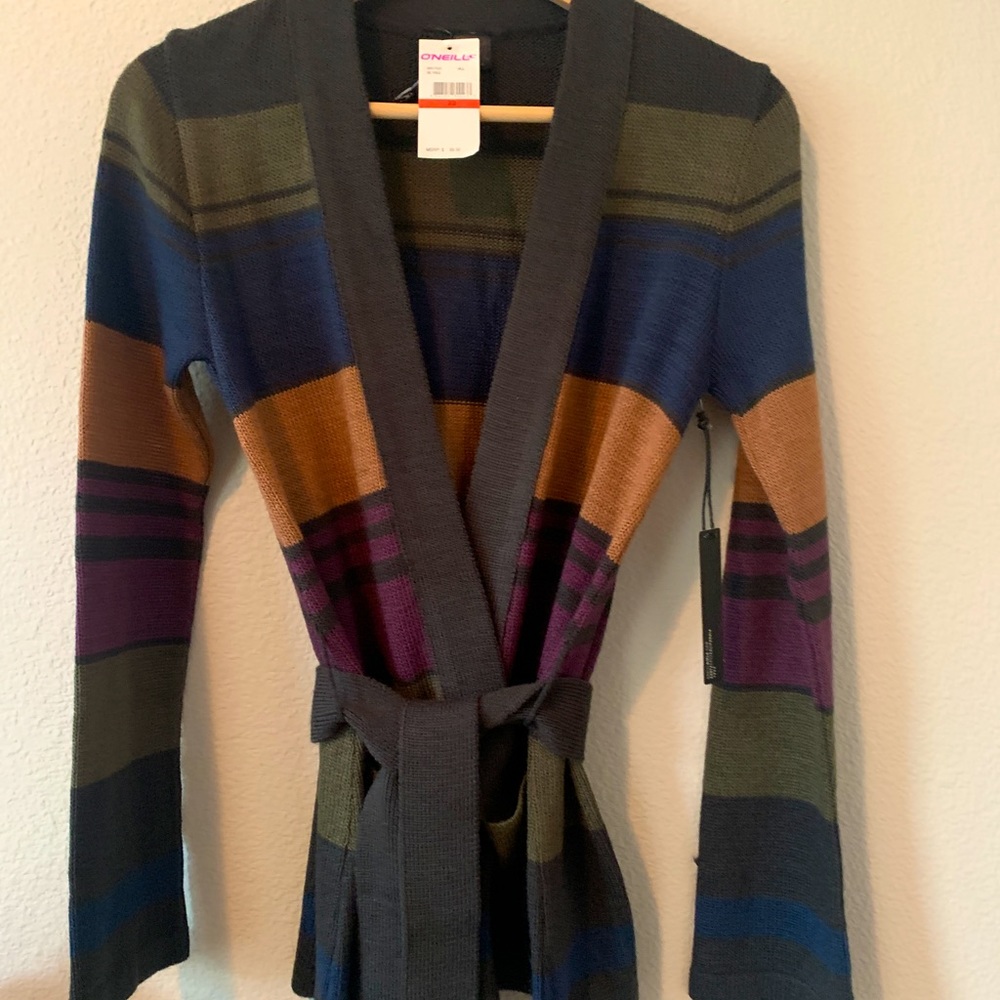 NWT O’Neill cardigan Sweater XS